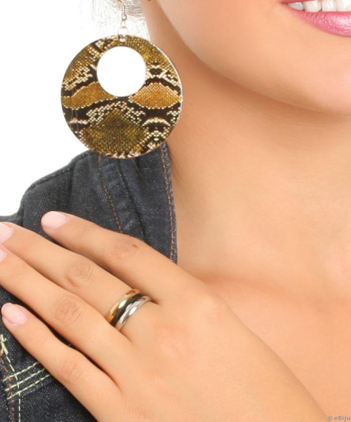 Három darabból álló uniszex gyűrű (méret 18 mm)