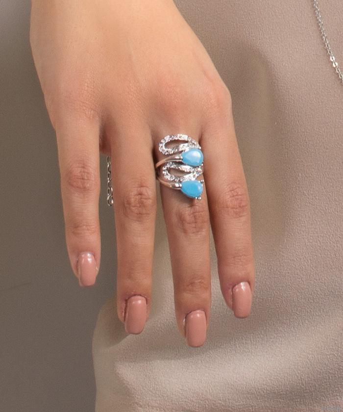 Bleu Ciel gyűrű, 18 mm