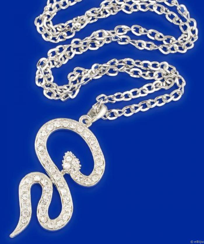 Strasszos kígyó nyaklánc